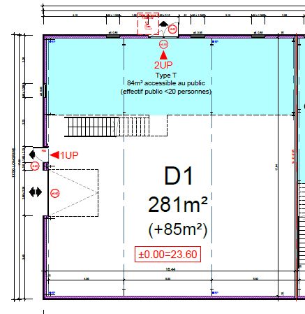 Vente local 366.00 m² à CORMELLES LE ROYAL