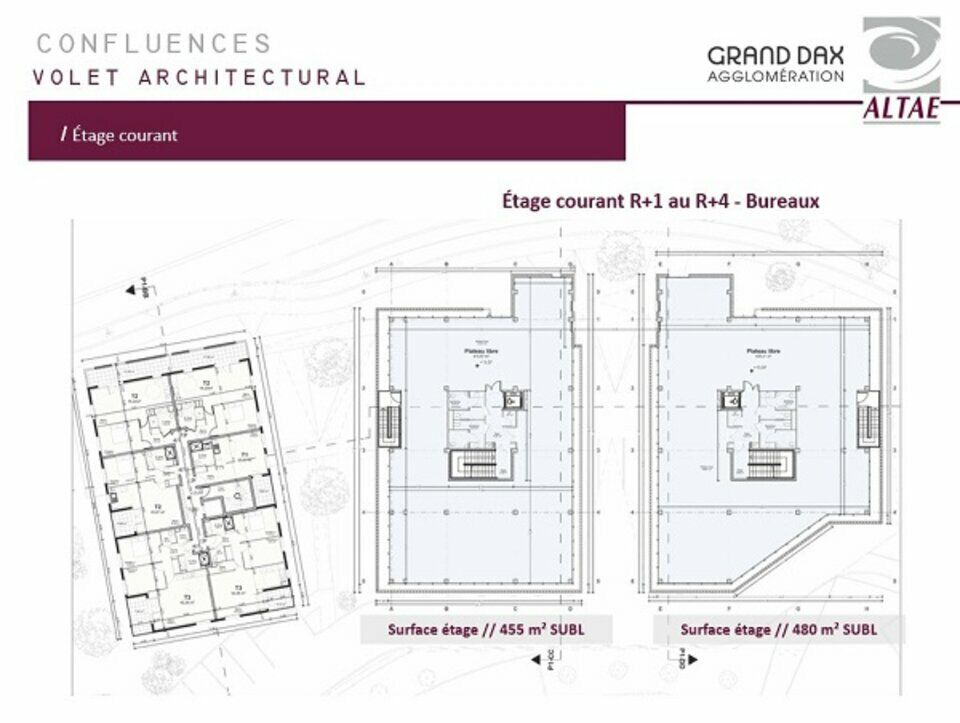 Bureaux de 3 332m² à vendre ou à louer à Dax (40)