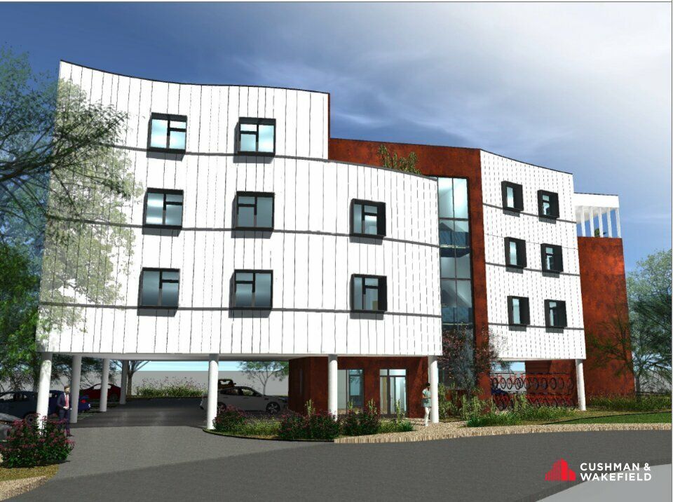 A Bruges, Avenue de Terrefort, ensemble neuf de bureaux divisibles à la location