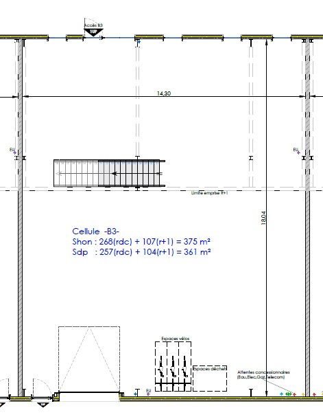 Vente local 361.00 m² à IFS