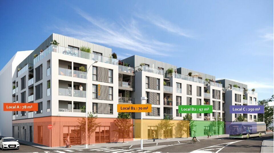 Valoris Real Estate vous propose à 150 m de la rue Nationale, au coeur de Villefranche Sur Saône 2 locaux commerciaux à la vente