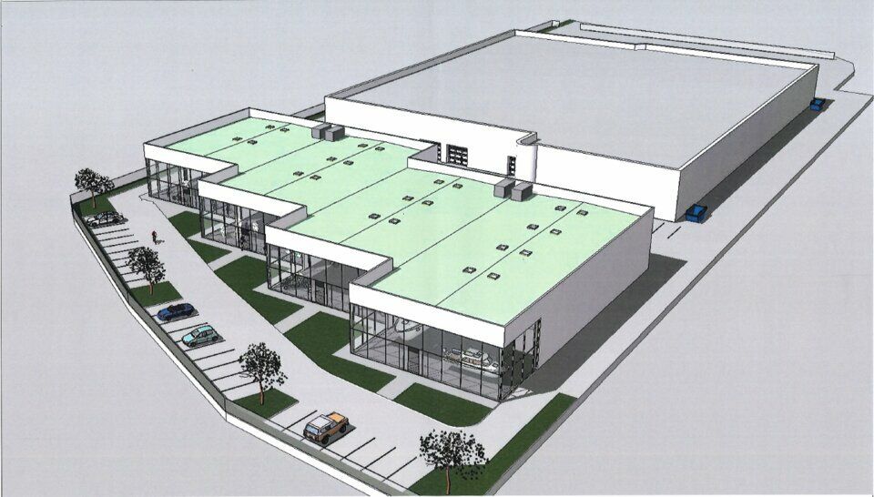 Location local commercial 1687 m² divisibles à partir de 541 m²