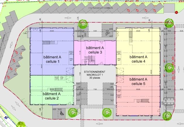 Location local 461.00 m² à CORMELLES LE ROYAL