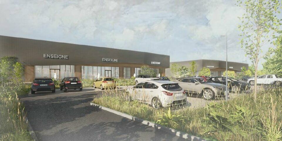 Vente local commercial 4456 m² divisibles à partir de 141 m²