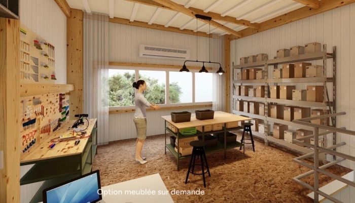 Location entrepôts 96 m² non divisibles