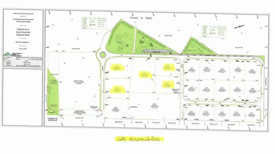 Vente terrain 5400 m² non divisibles