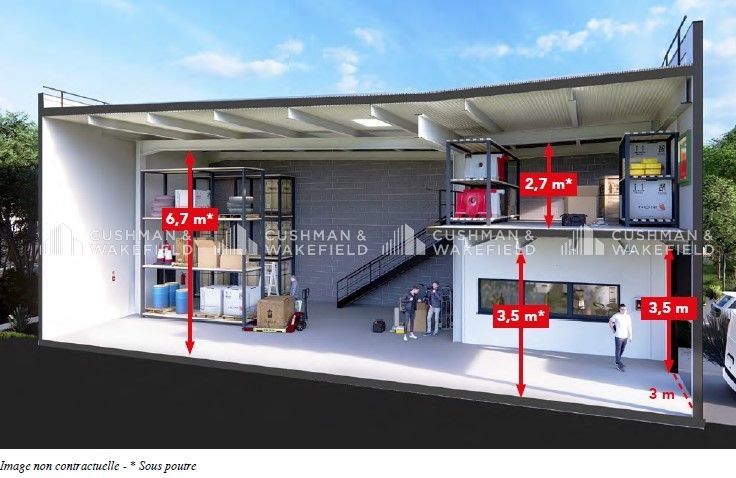 Vente activités 3212 m² divisibles à partir de 90 m²