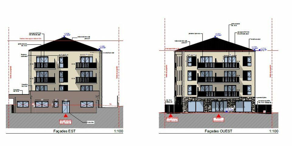 Valoris Real Estate vous propose des locaux commerciaux à la vente dans le centre de Jassans Riottier.