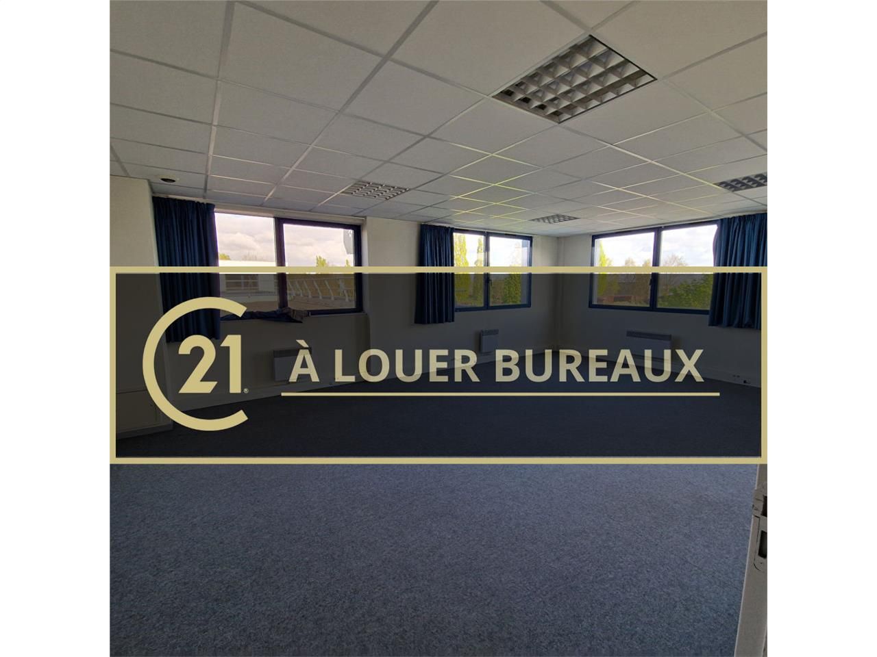 Location bureaux 153.00 m² à CAEN