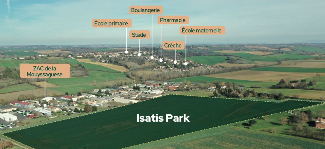 Vente terrain 58720.00 m² à DREMIL LAFAGE