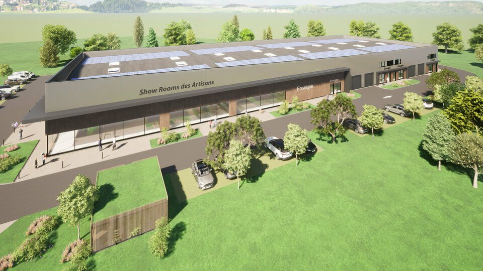 Vente local d''activites 756 m² divisibles à partir de 252 m²