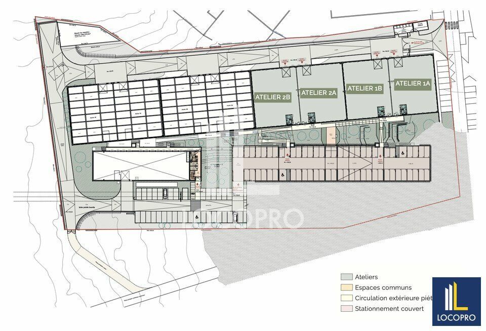 A LOUER - LOCAUX MIXTES - ATELIERS / BUREAUX - 7 294 M2 DIVISIBLES A PARTIR DE 180 M2 -  MOUANS SARTOUX