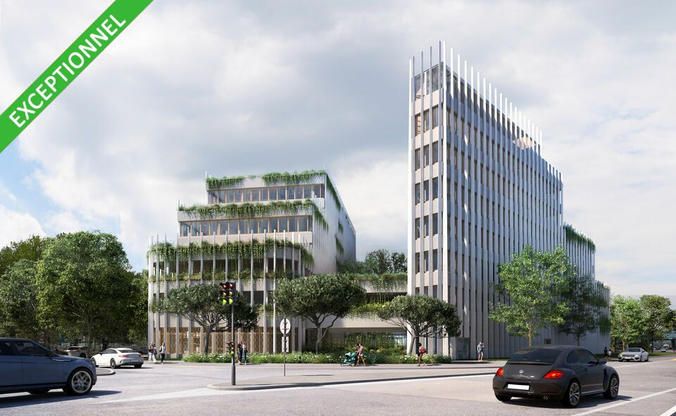 Valence basse ville, programme prestigieux de bureaux et commerce à la location.