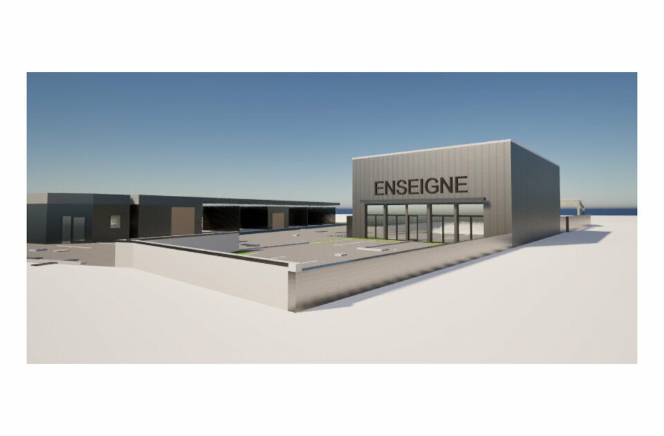 Location local commercial 252 m² non divisibles