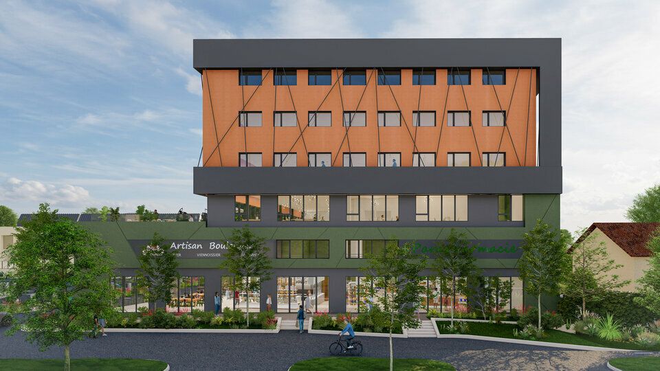 Vente bureaux 1680 m² divisibles à partir de 58.83 m²