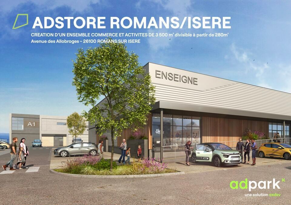 Vente local commercial 1400 m² divisibles à partir de 400 m²