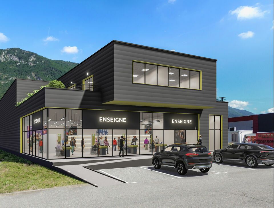Location local commercial 366.74 m² divisibles à partir de 154.47 m²