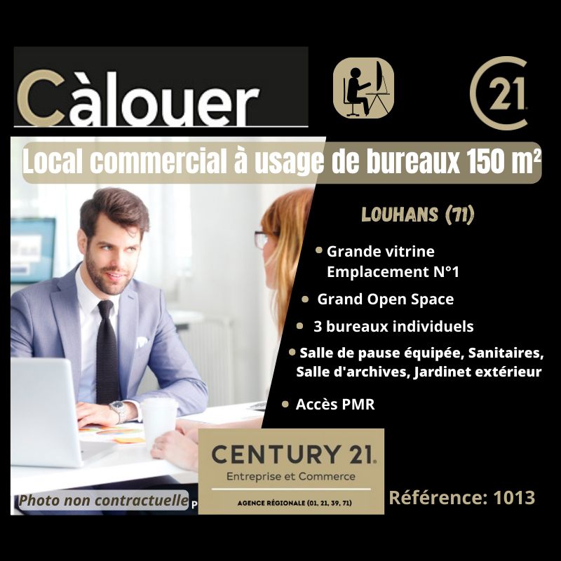 Location local commercial 150.00 m² à LOUHANS