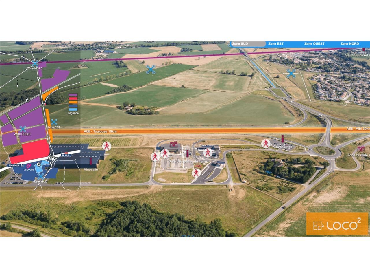 Vente bureaux 1600.00 m² à SAINT SULPICE LA POINTE