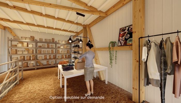 Location entrepôts 96 m² non divisibles