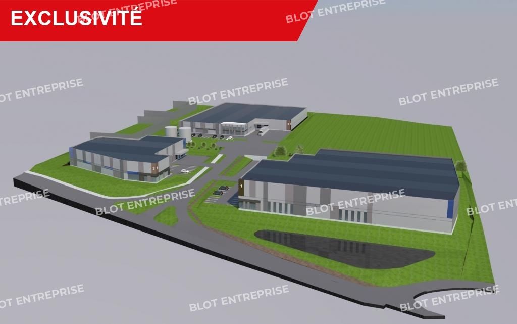 Vente entrepôts 4800 m² non divisibles