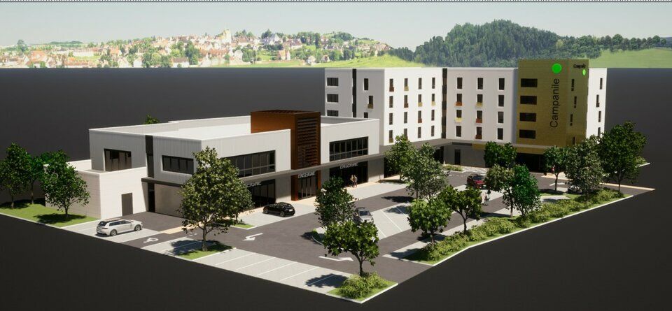 Location local commercial 810 m² divisibles à partir de 405 m²