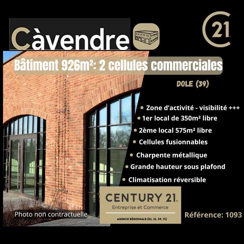 Vente local 926.00 m² à DOLE