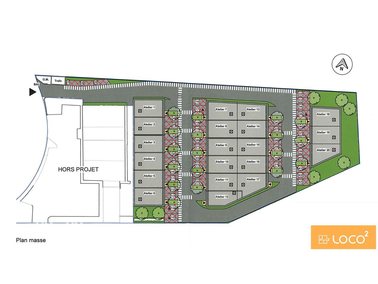 Vente local 1402.00 m² à MURET