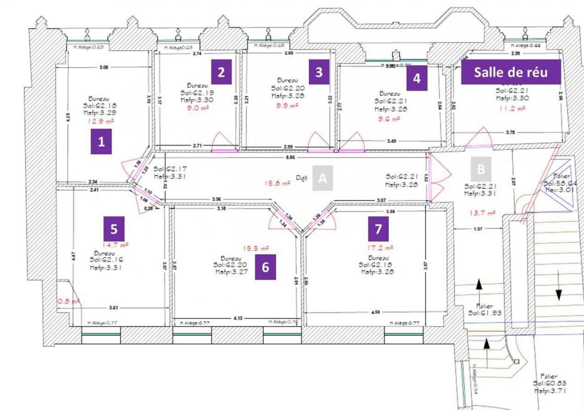 Location centre d'affaires 17 m² divisibles à partir de 9 m²