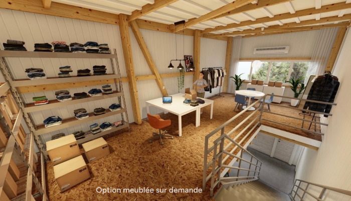 Location entrepôts 96 m² non divisibles