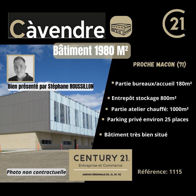 Vente local 1980.00 m² à MACON