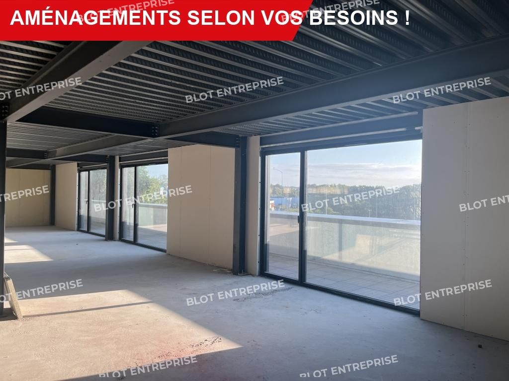 Location bureaux 650 m² non divisibles