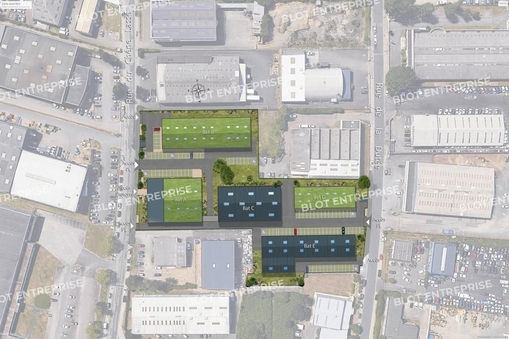 Location entrepôts 299 m² non divisibles