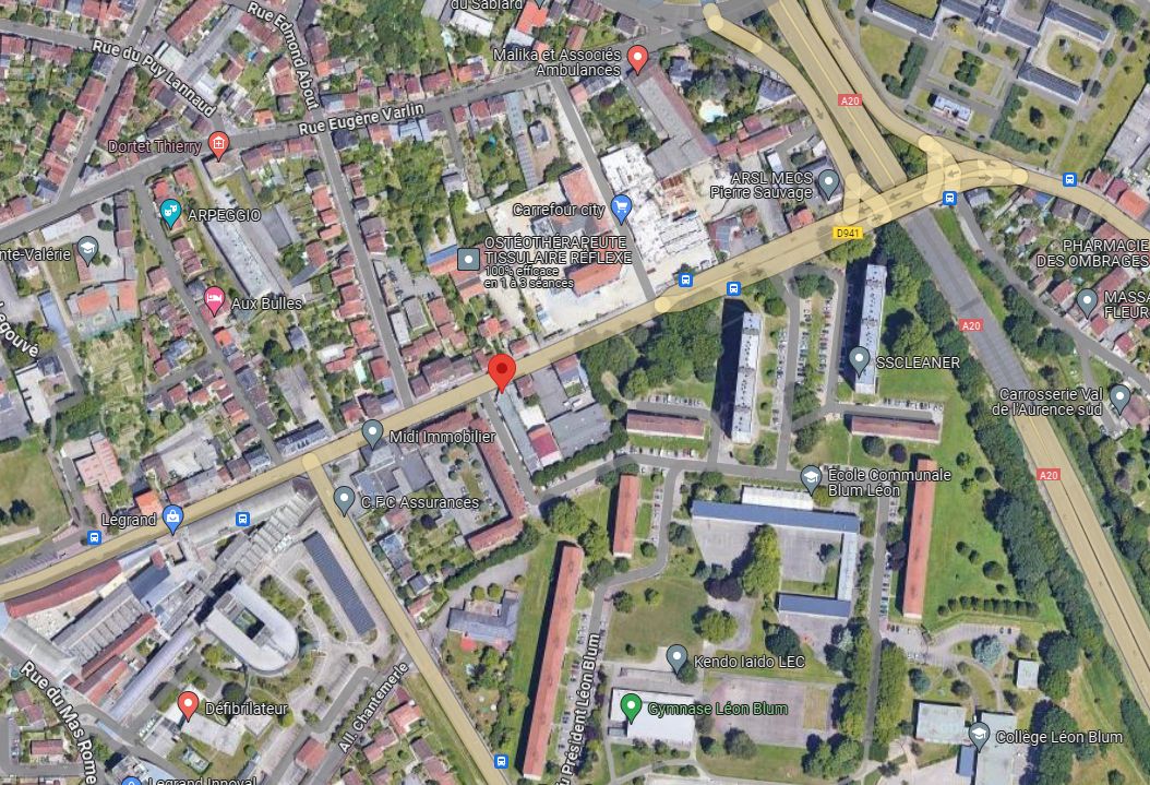 Vente local commercial 350.00 m² à LIMOGES