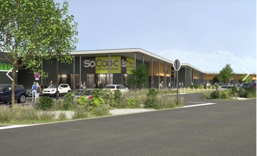 Location local commercial 257.00 m² à BIGANOS