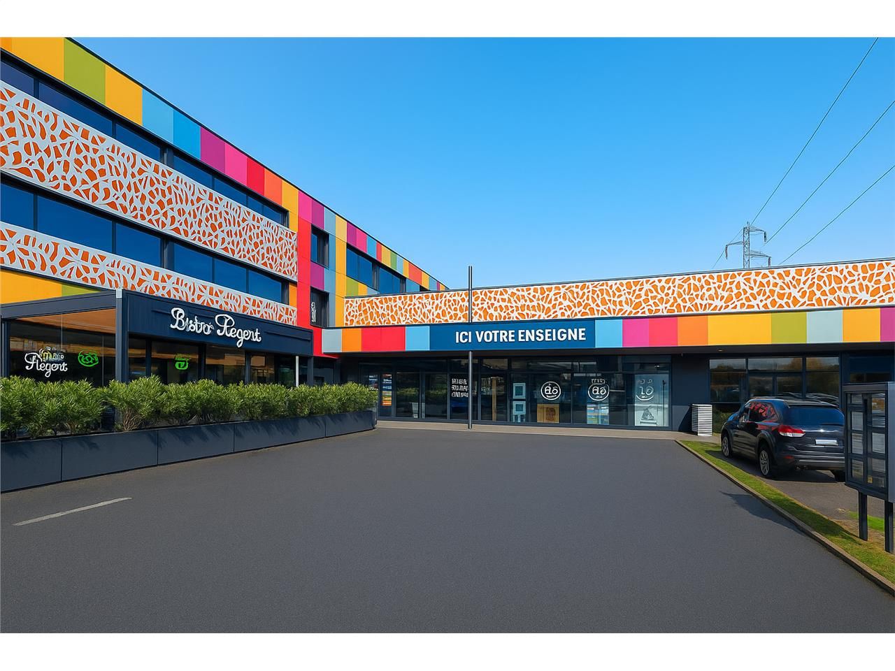 Location local commercial 325.00 m² à SAINTE EULALIE