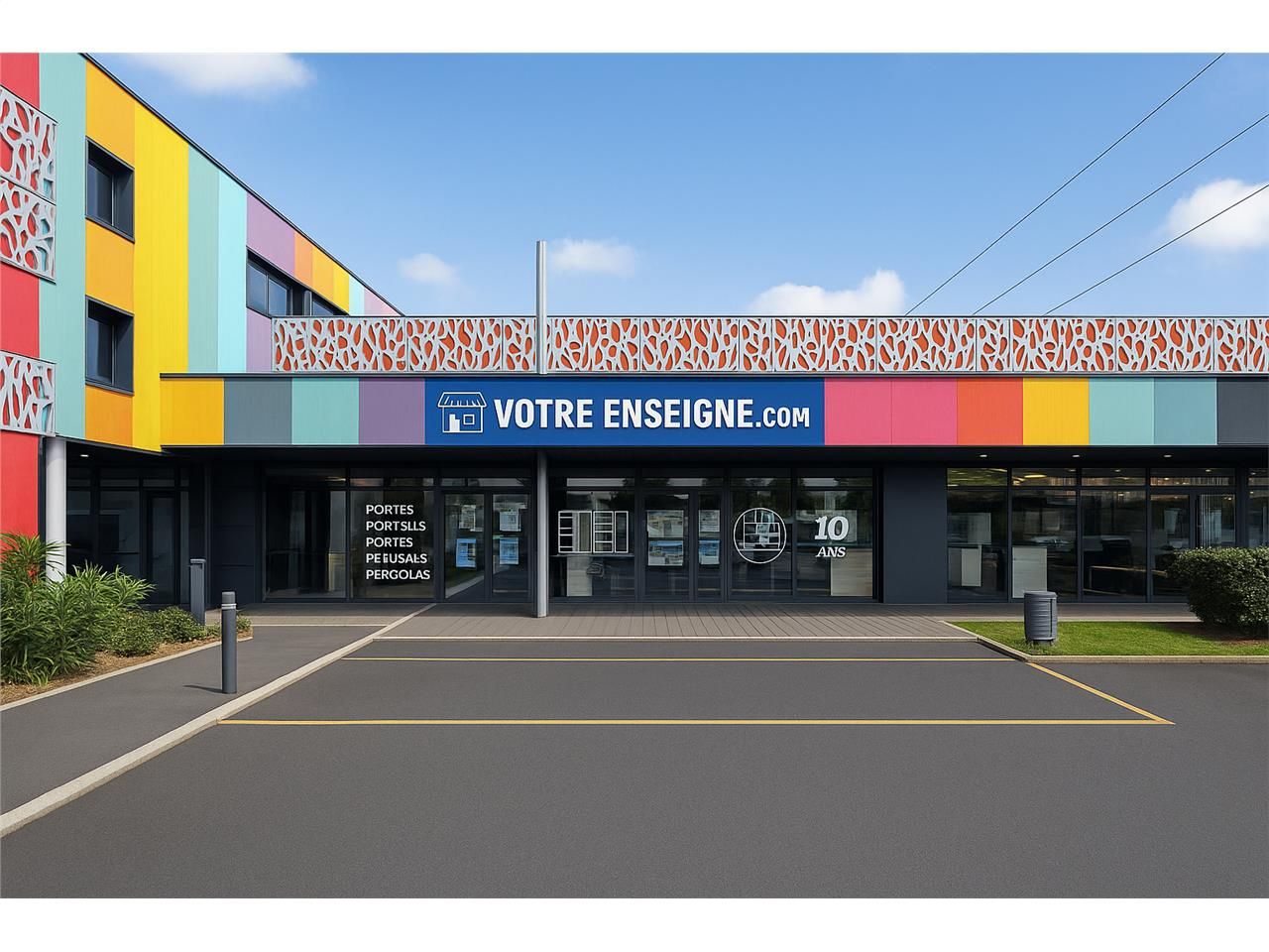 Location local commercial 325.00 m² à SAINTE EULALIE