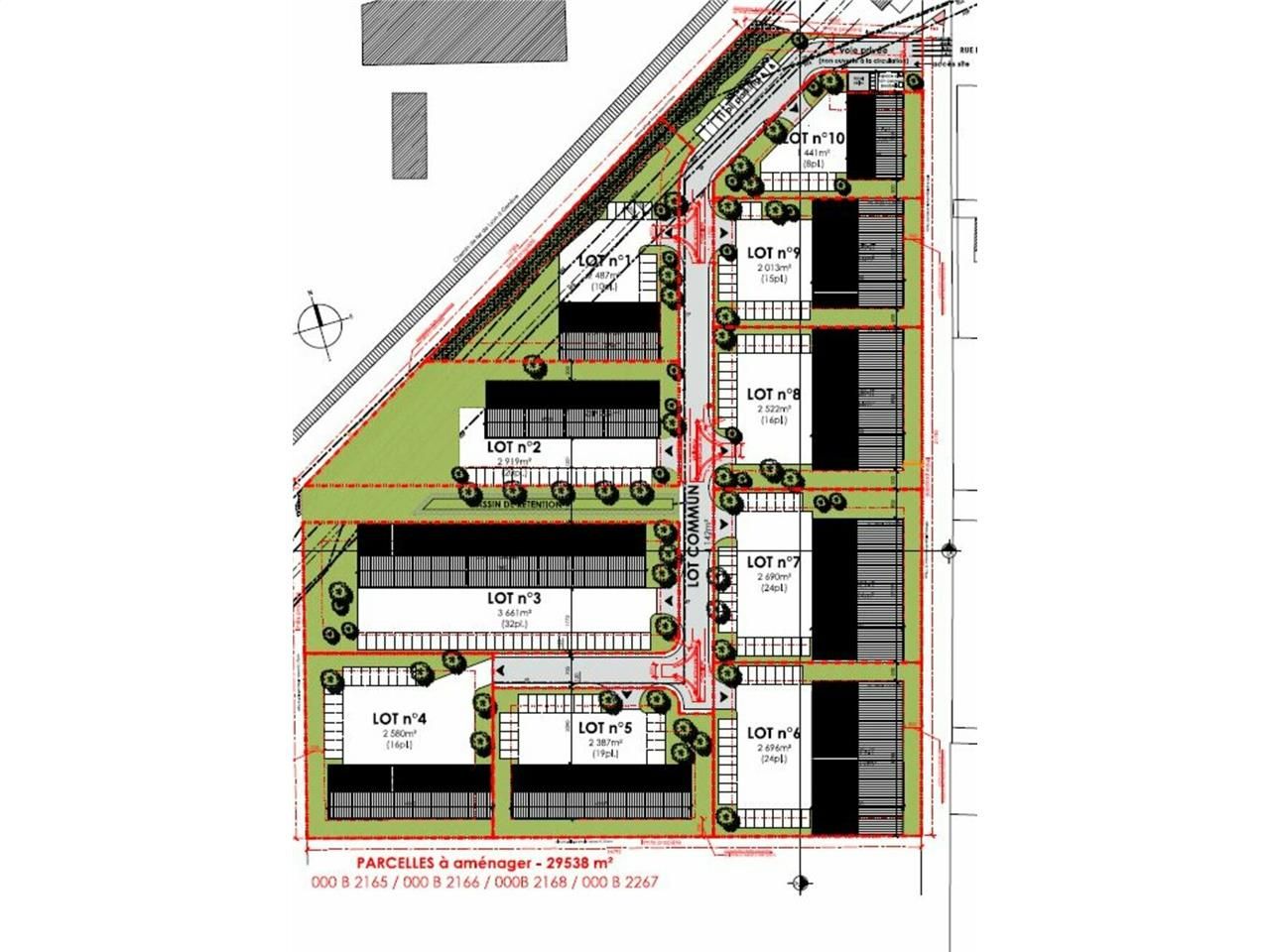 Vente terrain 25396 m² divisibles à partir de 1441 m²