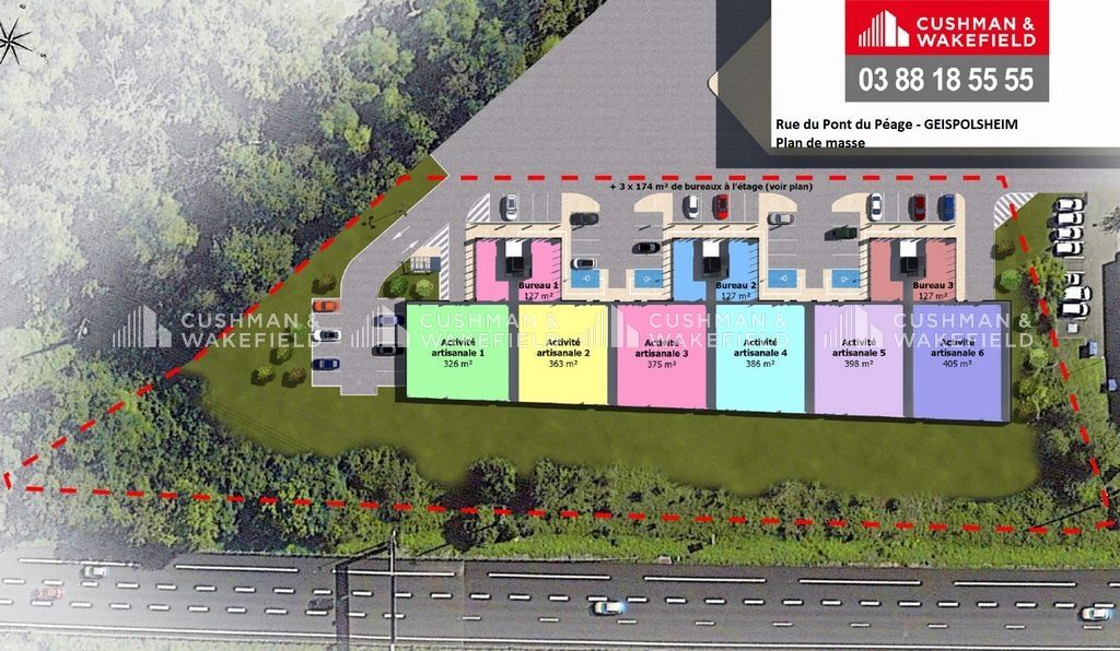 Location activités 476 m² non divisibles