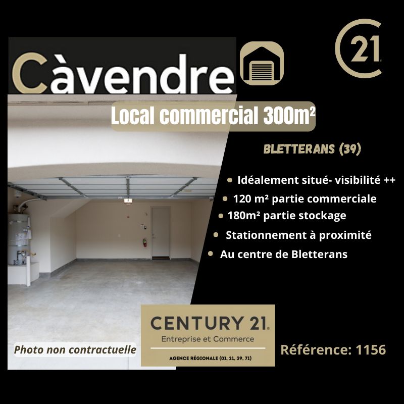 Vente local commercial 300.00 m² à BLETTERANS