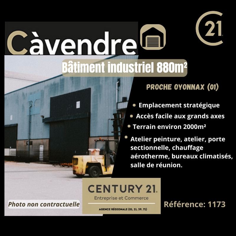 Vente local 880.00 m² à OYONNAX