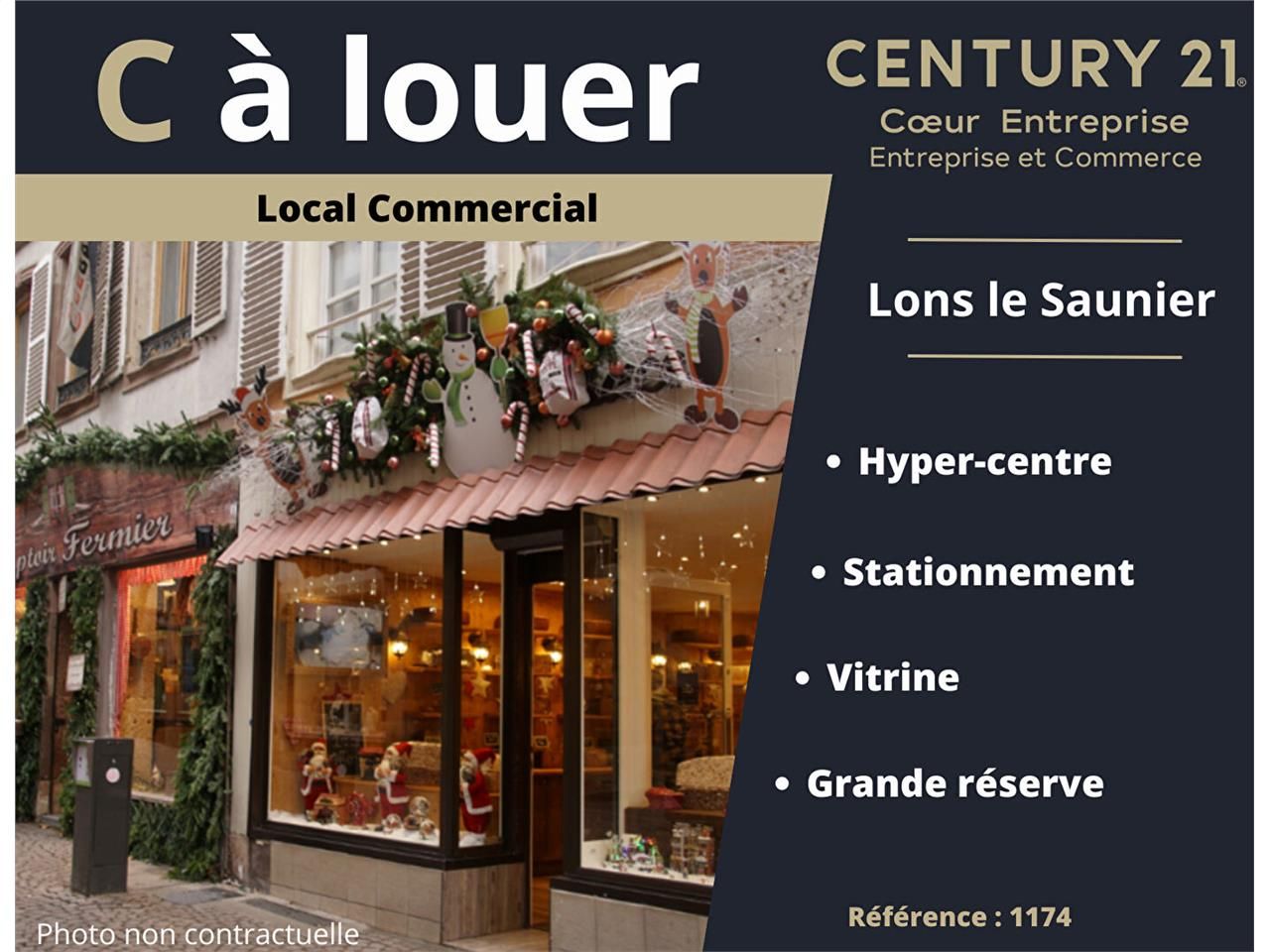 Location local commercial 90.00 m² à LONS LE SAUNIER