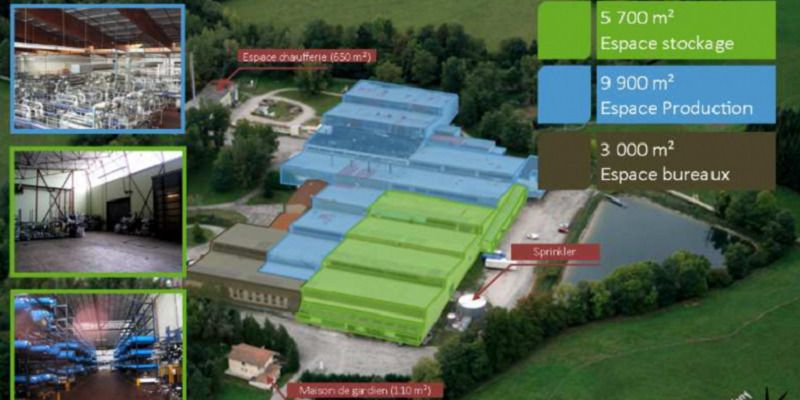 Location entrepôts 19200 m² non divisibles