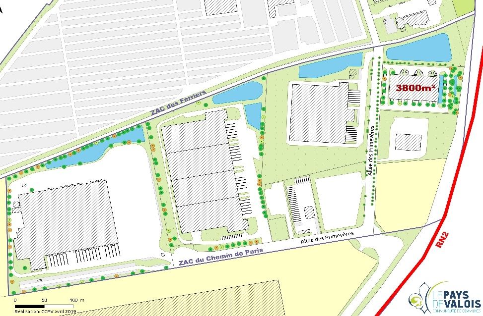 Vente entrepôts 3741 m² divisibles à partir de 181 m²