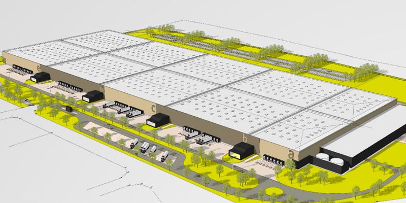 Location entrepôts 30000 m² non divisibles