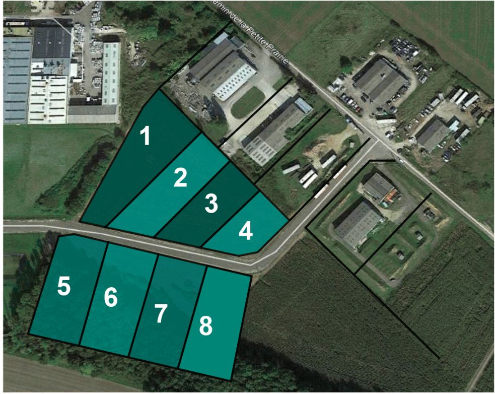 Vente terrain 3045 m² divisibles à partir de 1840 m²