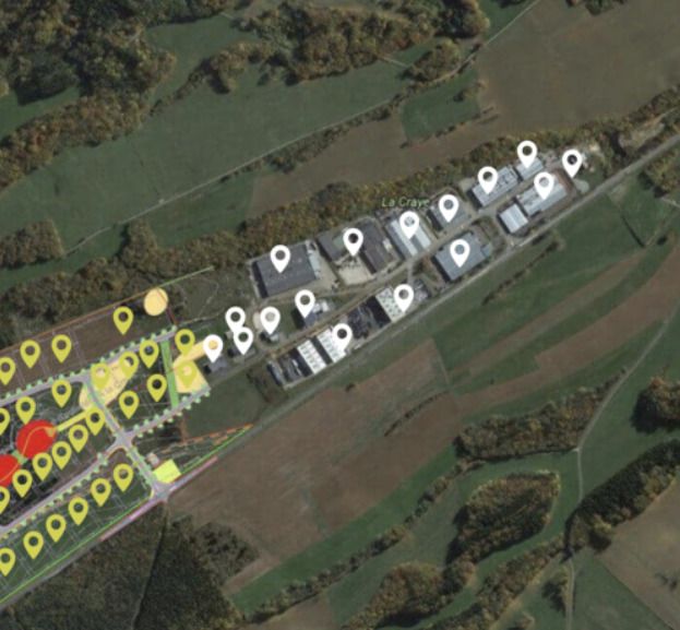 Location terrain 72000 m² divisibles à partir de 2800 m²
