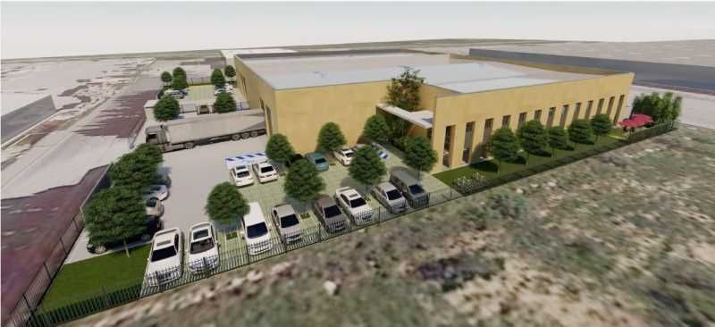 Location entrepôts 1407 m² non divisibles