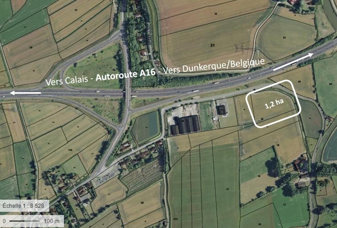 Vente terrain 12000 m² non divisibles