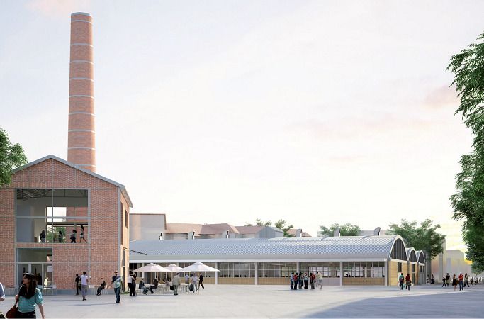 Location entrepôts 2435 m² non divisibles